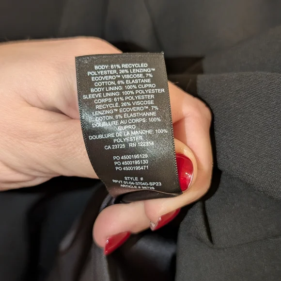 Babaton by Aritzia black double breasted blazer. - Picture 5 of 5